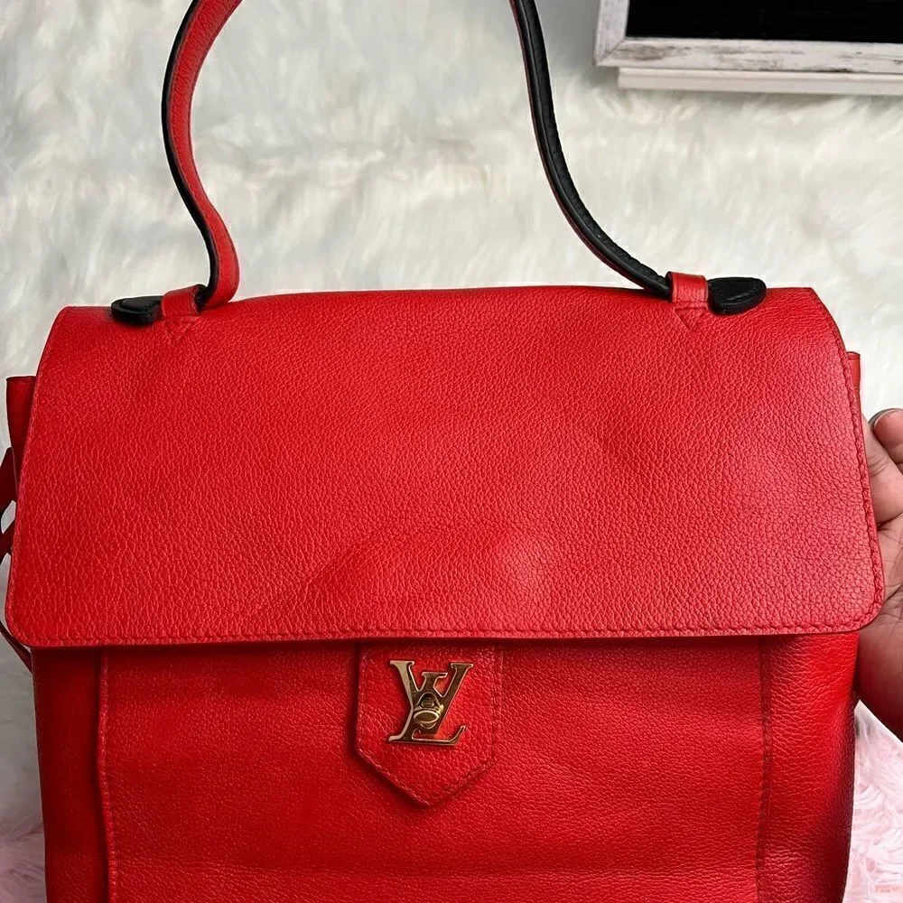 LOUIS vuitton calfskin lockme pm orient